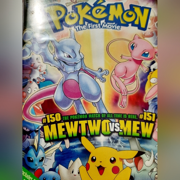 Pokemon The First Movie Catch Me If You Can Warner Bros. | Media | Pokmon Vhs The First Movie | Poshmark